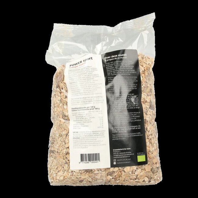 Muesli energie power sport bio 1 Kilogram