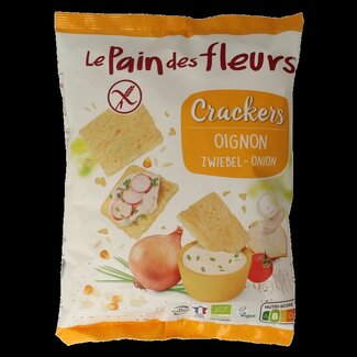Pain Des Fleurs Salty snack uiencrackers glutenvrij bio 75 Gram
