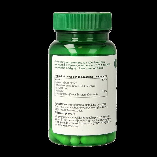 830 Saffraan & L-Theanine 30 Vegetarische capsules