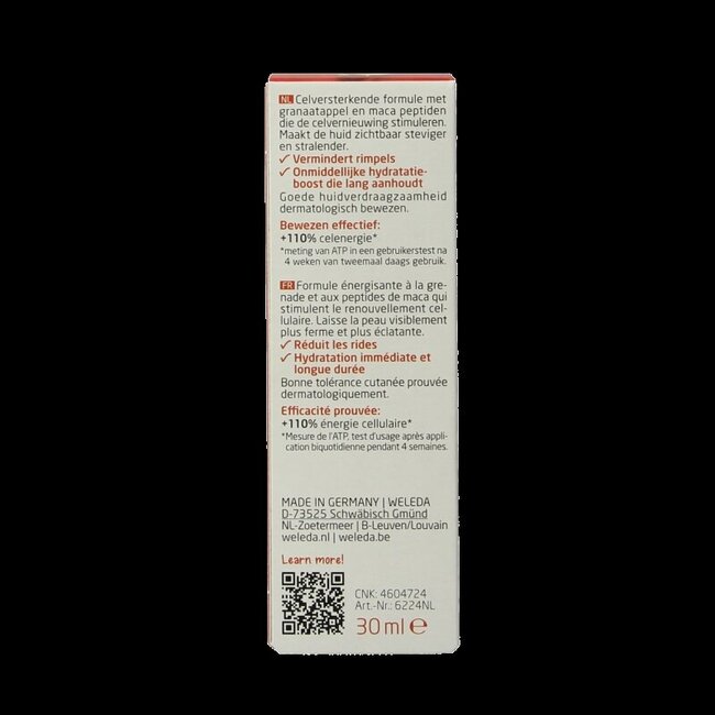 Granaatappel & maca verstevigend serum 30 Milliliter