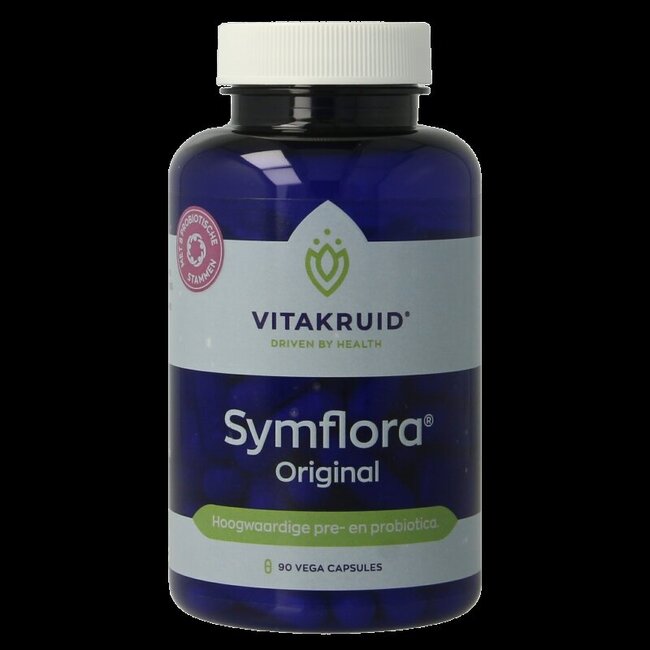 Symflora Original Pre- en Probiotica 8 stammen 90 Vegetarische capsules