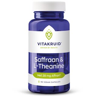 Vitakruid Safran 28 mg (Affron) & L-Théanine 90 gélules végétariennes