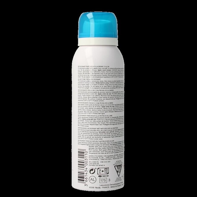 Thermaal water verfrissende deodorant 125 Milliliter
