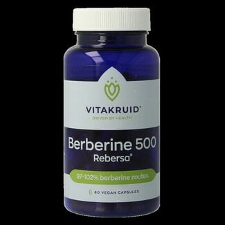 Vitakruid Berbérine 500 Rebersa 97-102 % sels de berbérine 60 gélules végétales