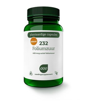 AOV 232 Foliumzuur 400mcg 60 Vegetarische capsules