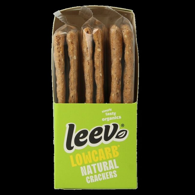 Qrackers lowcarb 3 x 2 stuks bio 80 Gram