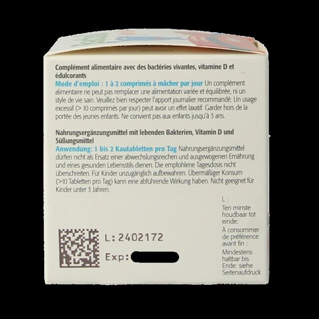 Bactiol junior chew 60 comprimés à croquer