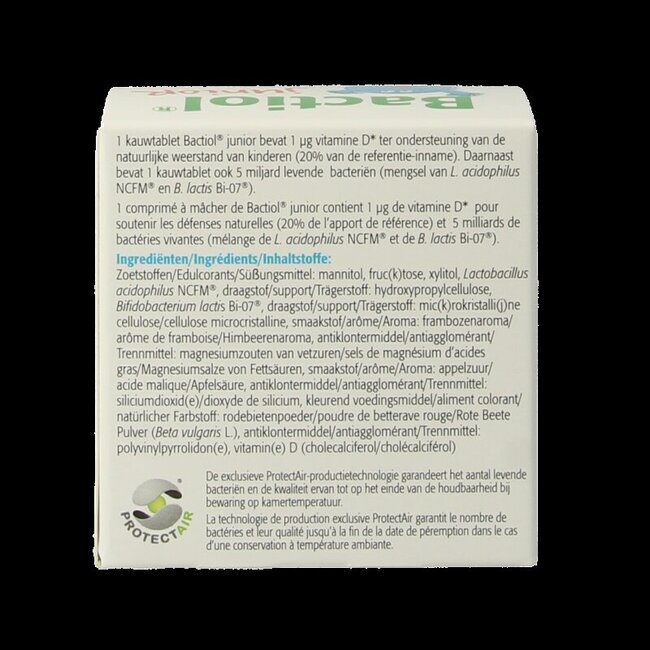 Bactiol junior chew 60 Kauwtabletten