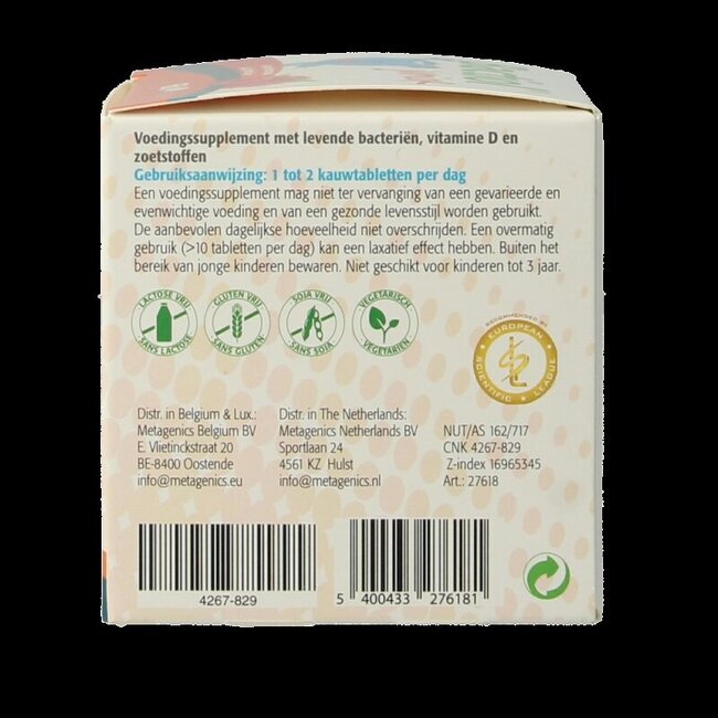 Bactiol junior chew 60 Kauwtabletten