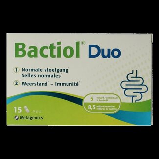 Metagenics Bactiol duo 15 gélules