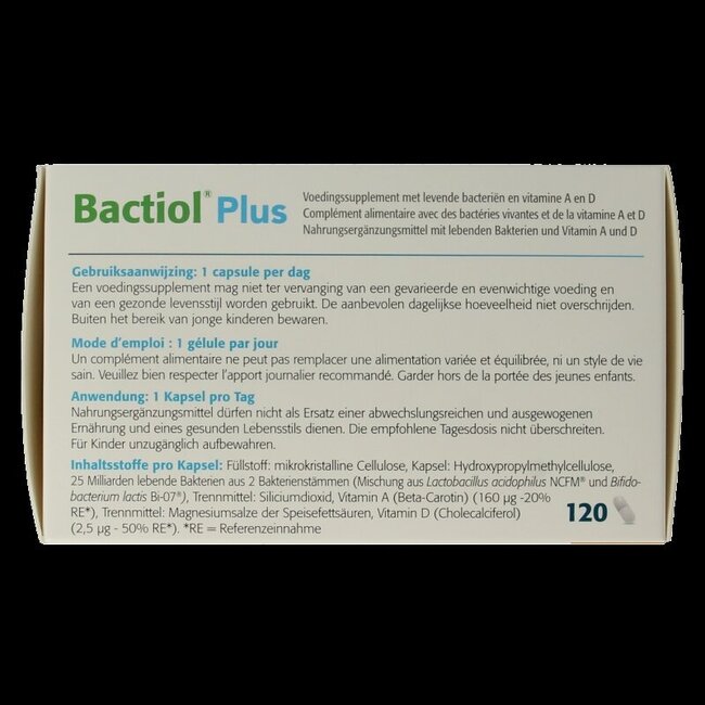 Bactiol plus 120 Capsules