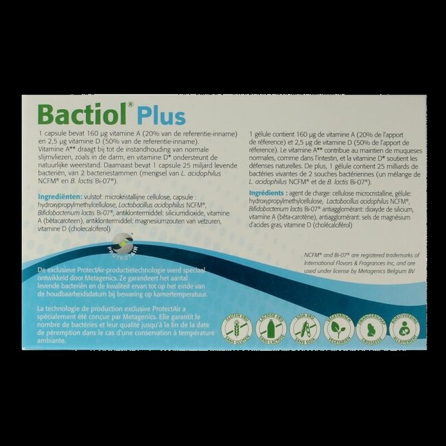 Bactiol plus 120 gélules