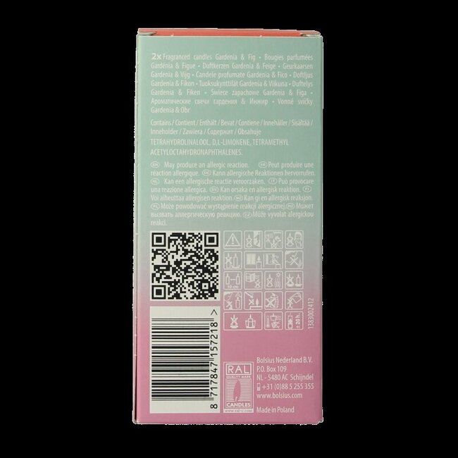 Clean Light navulling gardenia / fig 2 Stuks