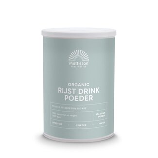 Mattisson Biologisch rijst drink poeder 500 Gram