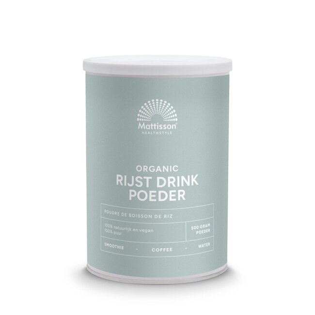 Biologisch rijst drink poeder 500 Gram