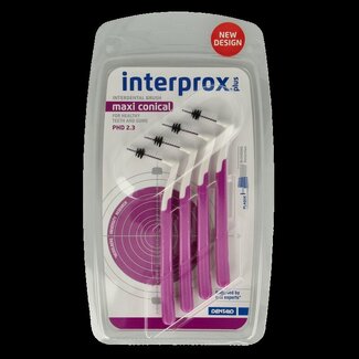 Interprox Brossettes interdentaires Plus Maxi Conical violettes 4 pièces