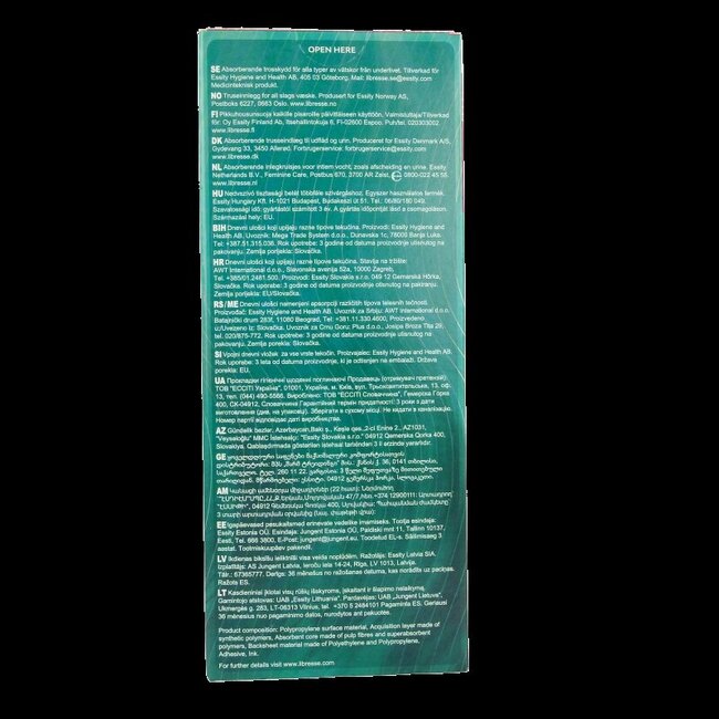 Protège-slips Extra Protection Long 22 pièces