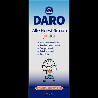 Daro Daro Sirop contre toutes les toux Junior 150 ml