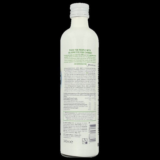 Sirop de thé noir citron vert & menthe 340 ml