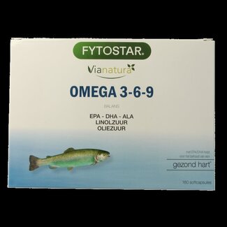 Fytostar Vianatura Omega 3-6-9 160 Capsules
