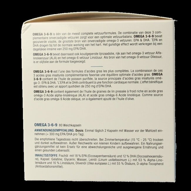 Vianatura Omega 3-6-9 160 Capsules