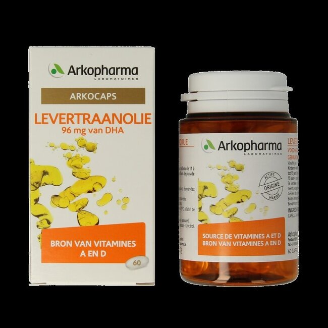 Levertraanolie 60 Capsules
