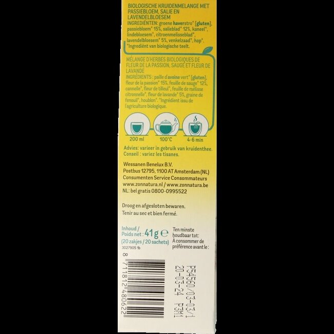 Ontspanningsthee bio 20 Zakjes