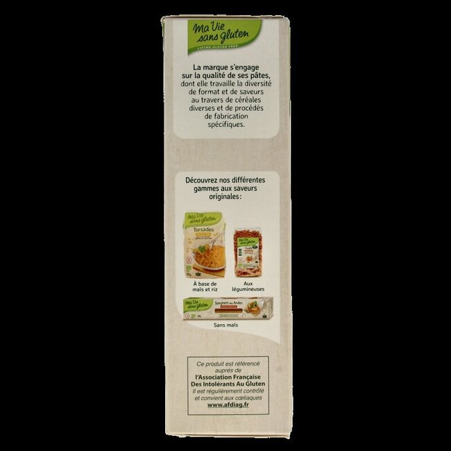 Macaroni van volkoren rijst glutenvrij bio 500 Gram