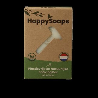 Happysoaps Pain de rasage à l'aloe vera 80 g