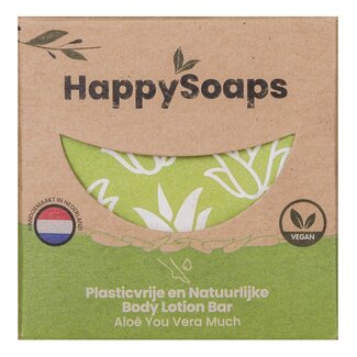Happysoaps Pain de lotion corporelle Aloe You Vera Much 70 g
