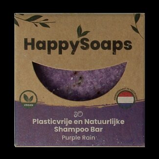 Happysoaps Shampoing solide Purple Rain 70 g