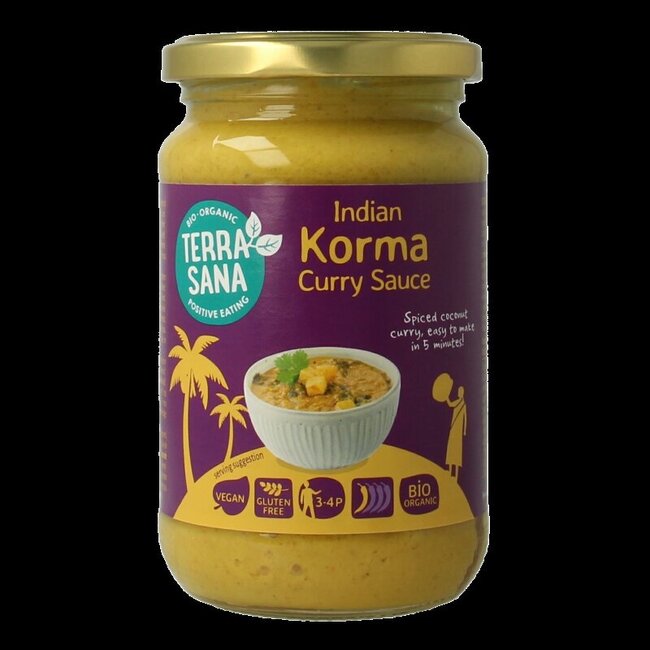 Curry sauce korma bio 350 Gram