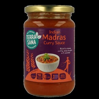 TerraSana Sauce curry madras bio 350 g
