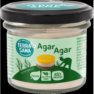 TerraSana Agar agar poeder bio 50 Gram
