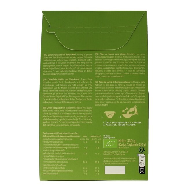 Tagliatelles de konjac bio 250 g
