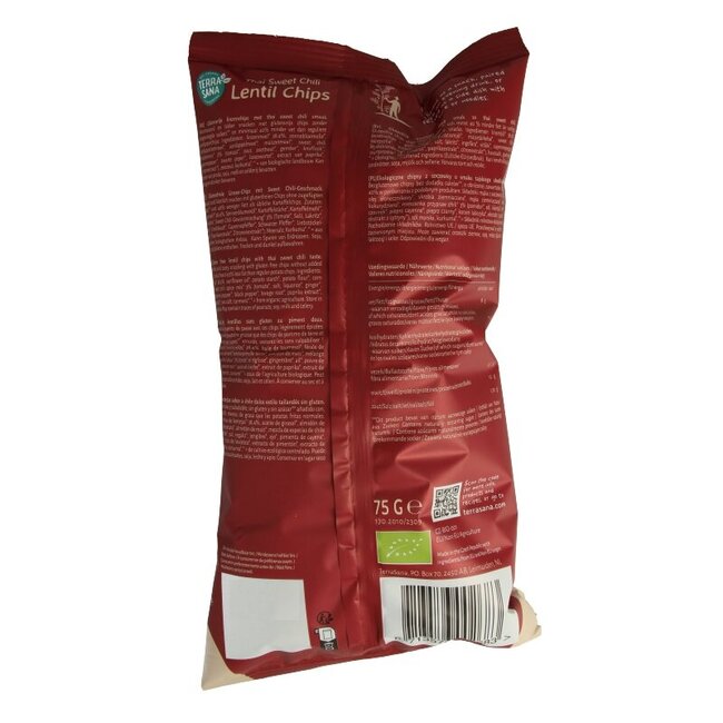 Linzenchips Thai sweet chili bio 75 Gram