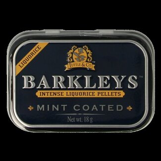 Barkleys Pastilles de réglisse enrobées de menthe 18 grammes