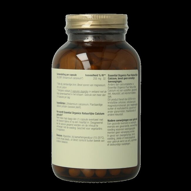 Calcium natuurlijk puur 120 Vegetarische capsules