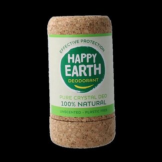 Happy Earth Déodorant cristal pur sans parfum 90 g