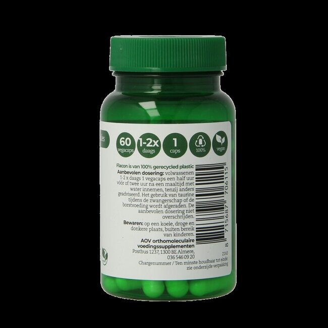 611 Taurine 500mg 60 Vegetarische capsules