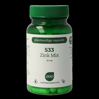 AOV 533 Zink mix 60 Vegetarische capsules