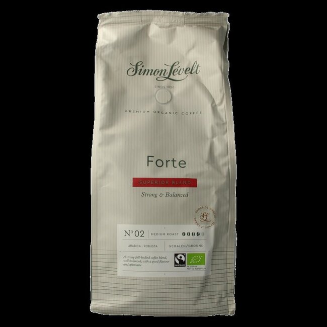 Forte superior blend gemalen koffie bio 1 Kilogram