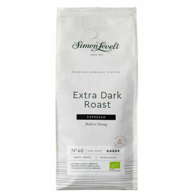 Espresso extra dark roast bonen bio 1 Kilogram
