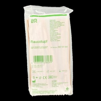 Lohmann&Rauscher Bâtonnets de coton à petite pointe en bois 15 cm 100 pièces