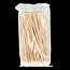 Bâtonnets de coton à petite pointe en bois 15 cm 100 pièces