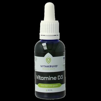 Vitakruid Vitamine D3 druppels 5 mcg / 200 IE per druppel 30 Milliliter