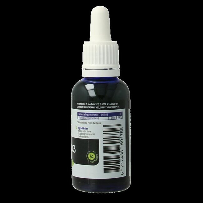 Vitamine D3 en gouttes 5 mcg / 200 UI par goutte 30 millilitres