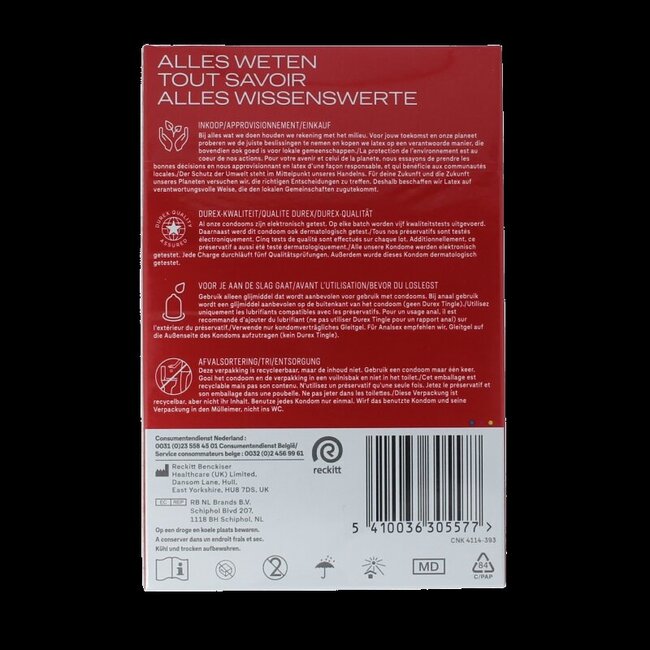 Durex Thin Feel 20 pièces