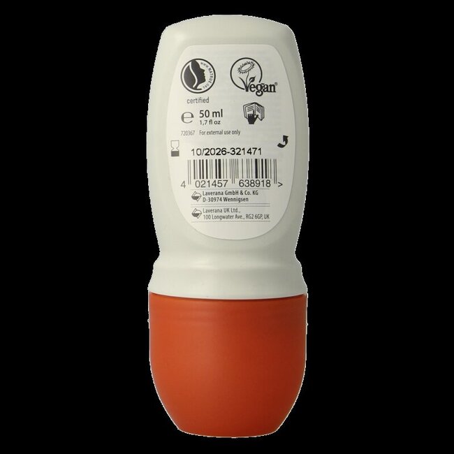 Déodorant roll-on natural & strong bio 50 ml