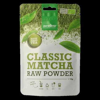 Purasana Matcha classic poeder vegan bio 75 Gram